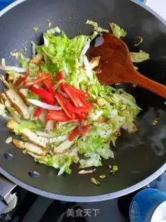 Make Tofu fried cabbage step 10
