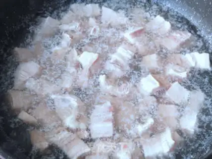 Make Double red meat step 1