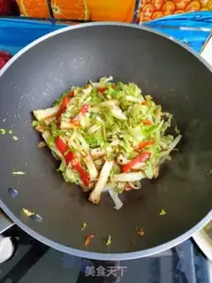 Make Tofu fried cabbage step 11
