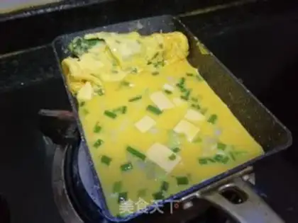 Make A thick egg burn step 10