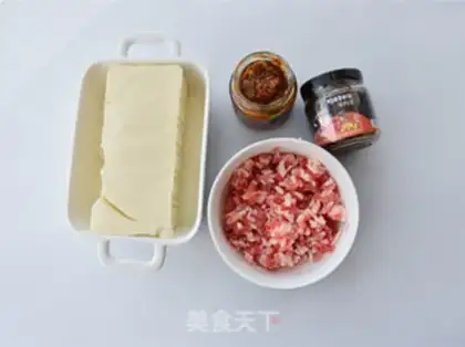 Make Spicy sauce tofu step 0