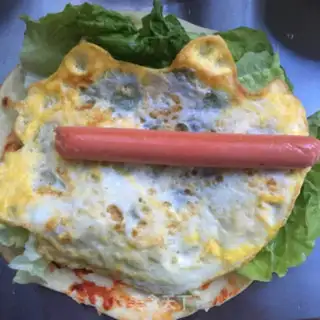 Make Korean chili egg burrito step 6