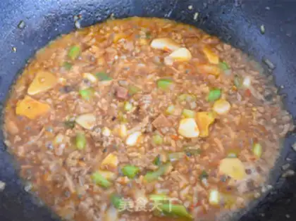 Make Spicy sauce tofu step 7
