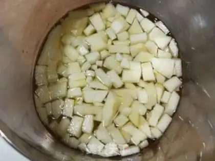 Make Apple corn juice step 2