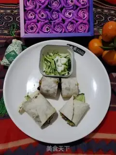 Make Chicken roll step 9