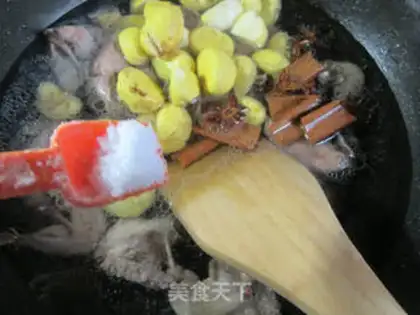 Make Crumbs burning quail step 9
