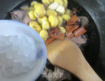 Make Crumbs burning quail step 10