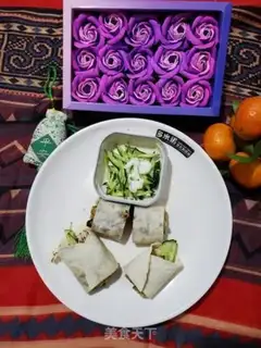 Make Chicken roll step 12
