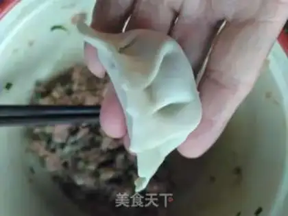Make Shrimp dumplings step 5