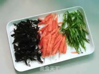 Make Fish apricot mushroom step 2