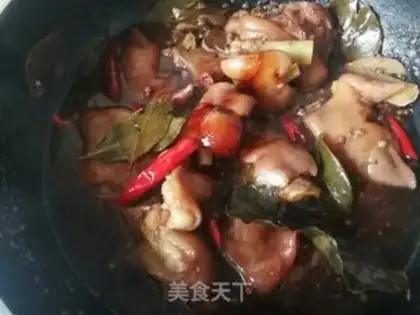 Make Spicy pig hoof step 7