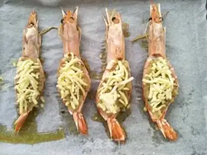 Make Roller cheese shrimp step 5