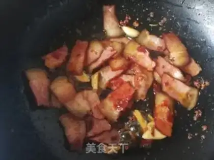 Make Garlic meat step 7