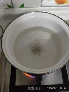Make Soup for the greens step 1