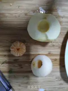 Make Fruit egg salad step 1
