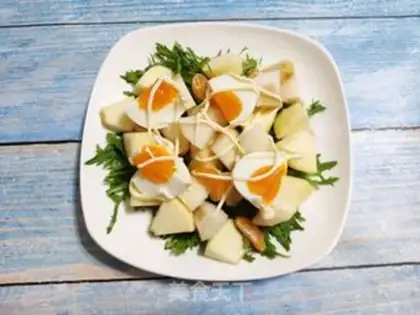 Make Fruit egg salad step 5
