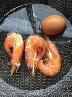Make Egg shrimp salad step 6