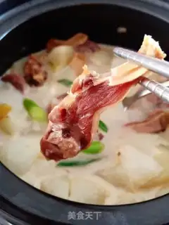 Make Duck-legged radish step 13
