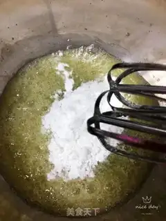 Make Zebra cake with spinach yogurt step 5