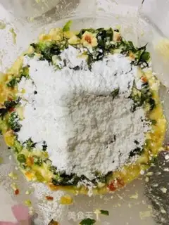Make Fried egg tofu wheat step 2