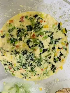 Make Fried egg tofu wheat step 3