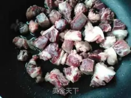 Make Cow and potatoes step 1