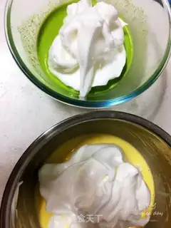 Make Zebra cake with spinach yogurt step 7