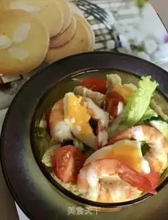 Make Egg shrimp salad step 13