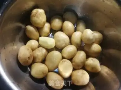Make The sweet little potatoes step 0