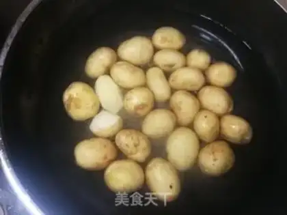 Make The sweet little potatoes step 1
