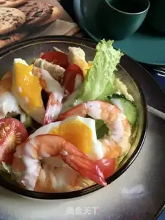 Make Egg shrimp salad step 15