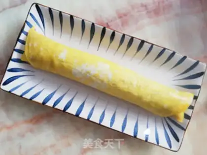 Make Flowers with expensive egg rolls step 7