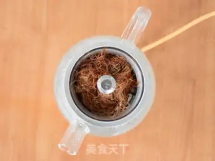 Make Corn shaving tea step 4