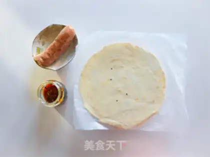 Make Sausage hand grab cake step 0
