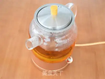 Make Corn shaving tea step 5