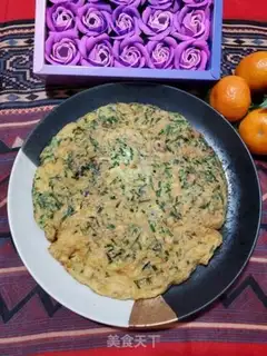 Make Fried prawn omelet step 9