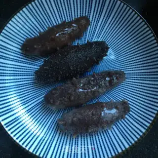 Make Mustard sauce and sea cucumber step 0