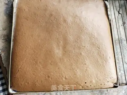 Make Chocolate mousse cake step 8
