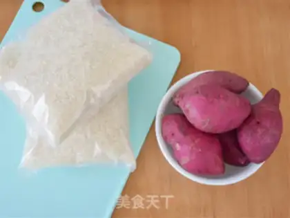 Make Potato rice cake step 0