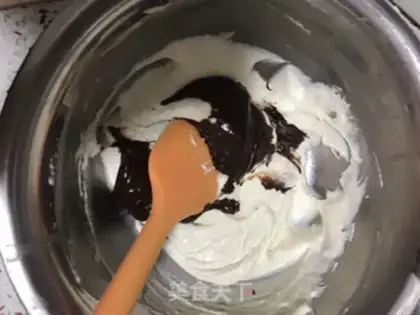 Make Cream cheese chocolate mousse step 13
