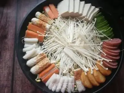 Make The Korean army fire pot step 10