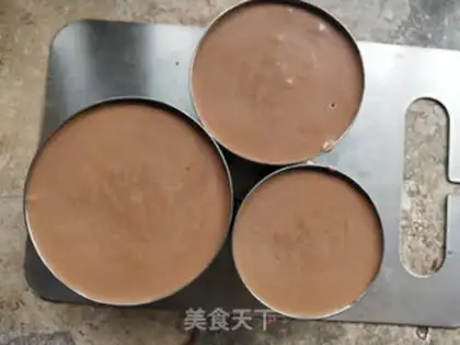 Make Chocolate mousse cake step 16