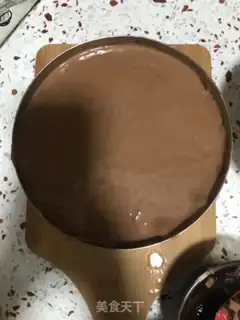 Make Cream cheese chocolate mousse step 17