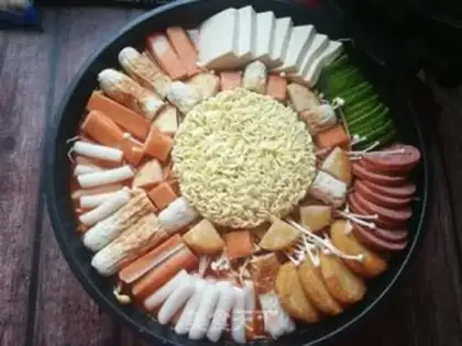 Make The Korean army fire pot step 14