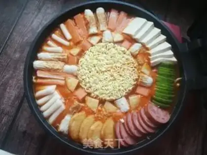 Make The Korean army fire pot step 15