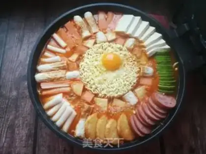 Make The Korean army fire pot step 16