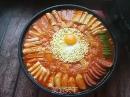 Make The Korean army fire pot step 17
