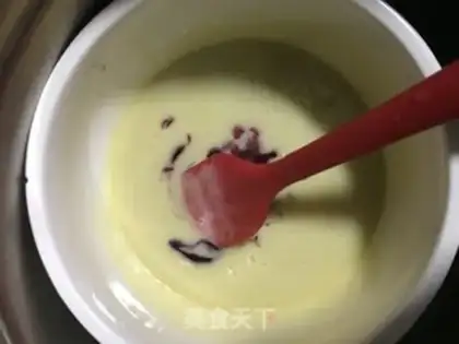 Make Cream cheese chocolate mousse step 21