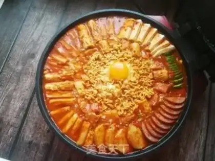 Make The Korean army fire pot step 18