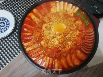 Make The Korean army fire pot step 19